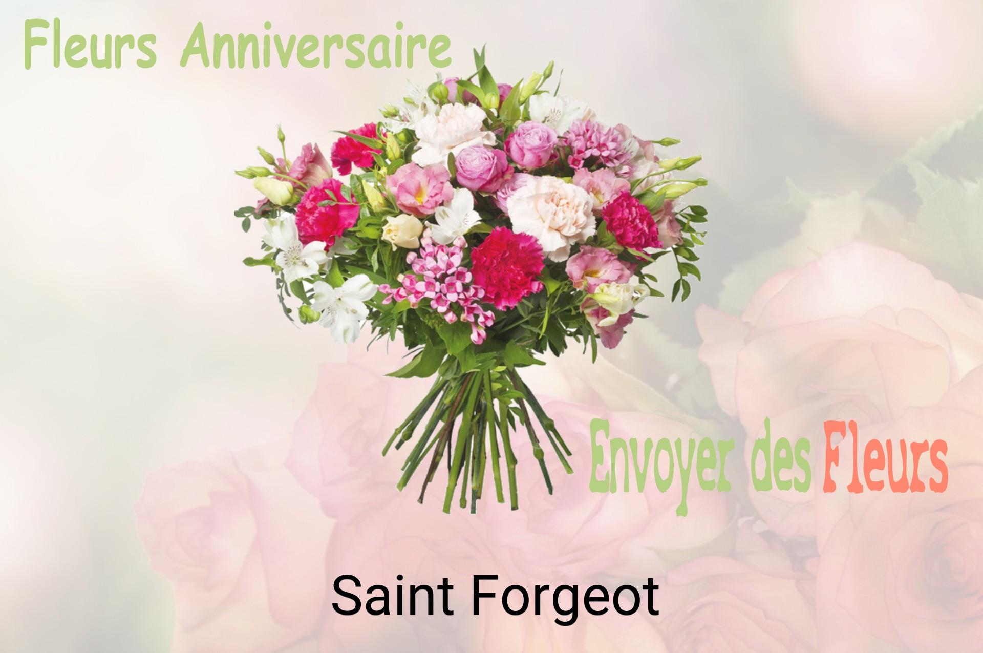 Bouquet de fleurs d’anniversaire livré à Saint-Forgeot